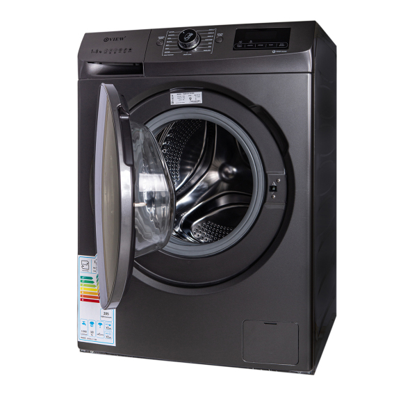 VIEW® Washing Machine 8kg Silver model: 21-1