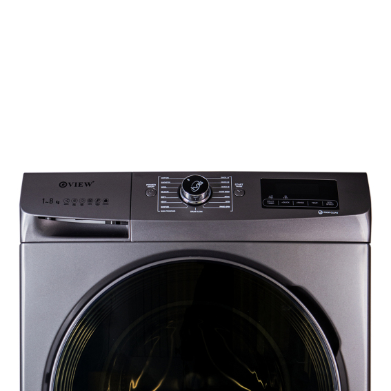 VIEW® Washing Machine 8kg Silver model: 21-1